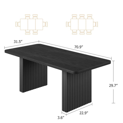 Table à manger rectangulaire néoclassique