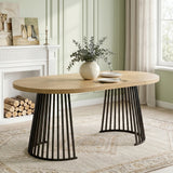 Table à manger extensible pieds en métal
