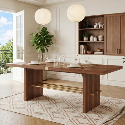 Table à manger finition noyer