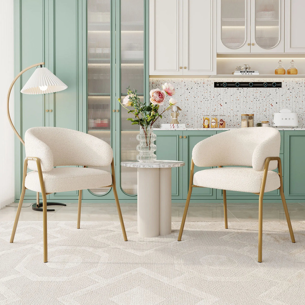 Lot 2 Chaises peluche
