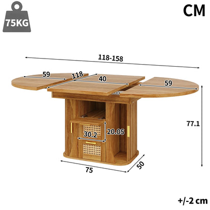 Table à manger rotin