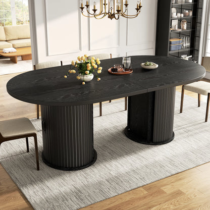 Table à manger avec compartiment de rangement
