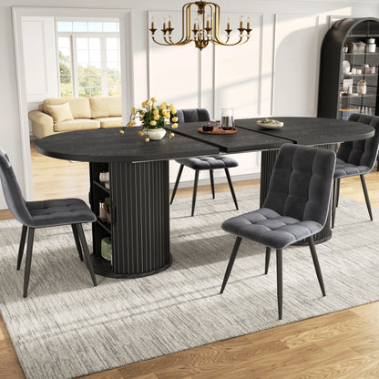 Table à manger avec compartiment de rangement
