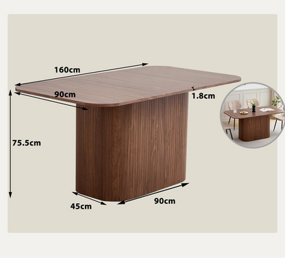 Table à manger rectangulaire nordique