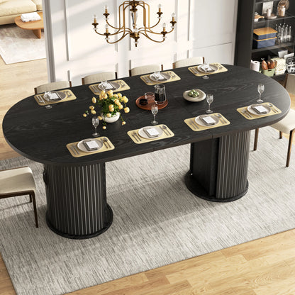 Table à manger avec compartiment de rangement
