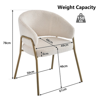 Lot 2 Chaises peluche