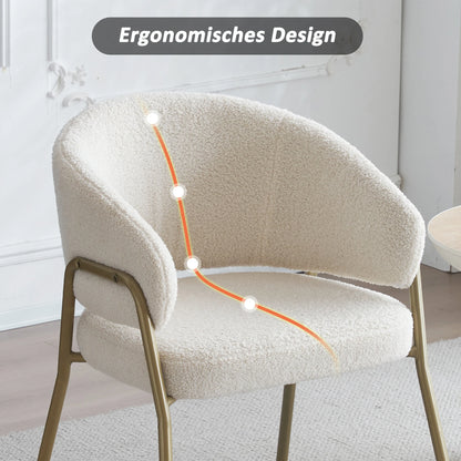 Lot 2 Chaises peluche