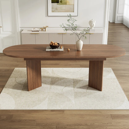 Table à manger ovale extensible