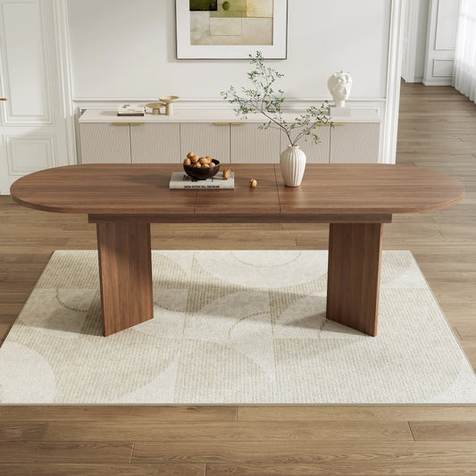 Table à manger ovale extensible